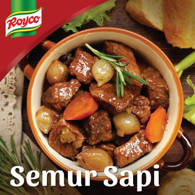 Royco Bumbu Penyedap Rasa Sapi Pouch 460g - Royco, dengan daging & rempah berkualitas untuk hasilkan kaldu mantap, penuh citarasa!